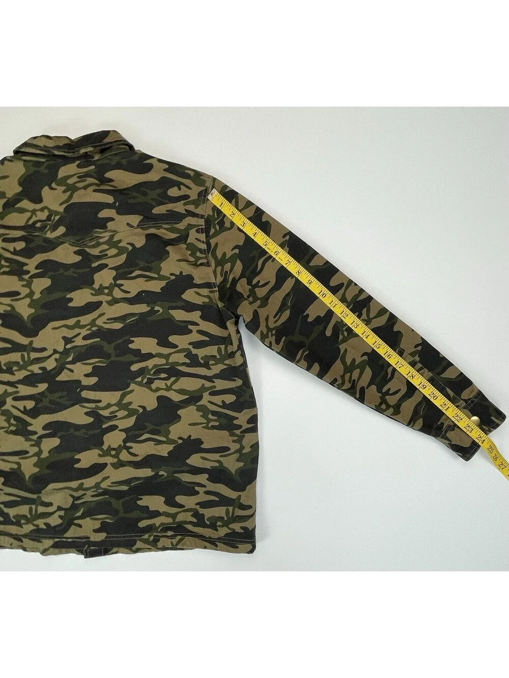 True Religion Camo Military Jacket Mens M Workwear Utility Camouflage
